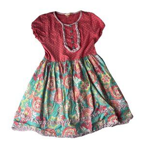 Matilda Jane Wonderment Pretty In Patterns Dress Girls Size 14